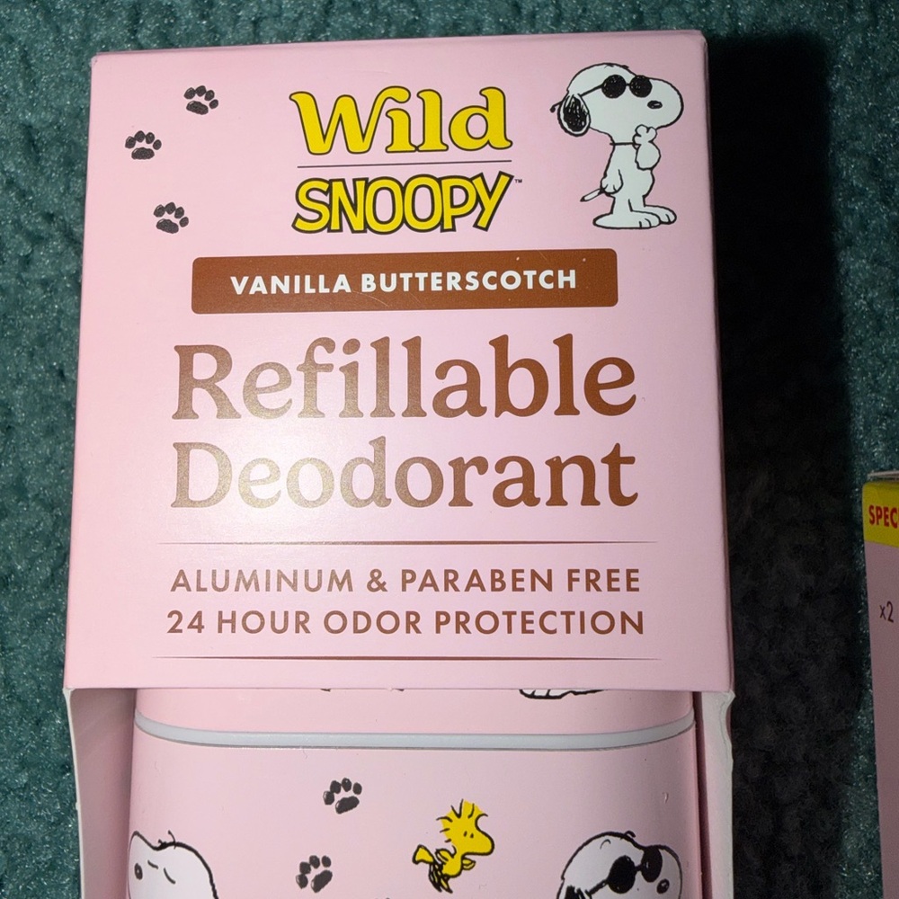 Snoopy Vanilla Butterscotch Refillable Deodorant Bundle - Picture 3 of 5